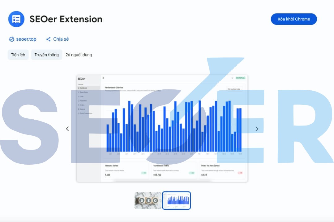 SEOer Extension - Giải pháp trao đổi traffic website thông minh và an toàn