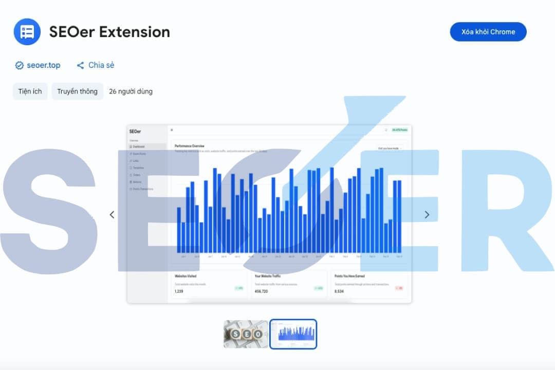 SEOer Extension - Giải pháp trao đổi traffic website thông minh và an toàn